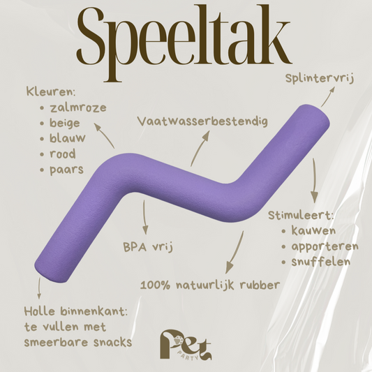 Hond-speelt-met-roze-blauwe-rode-paarse-beigeSpeeltak-van-natuurlijk-rubber-veilig-alternatief_met_hond