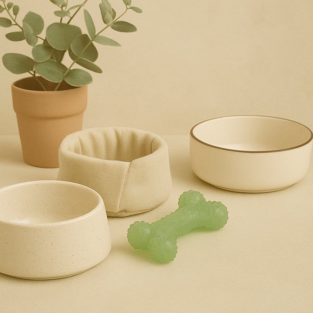 Handige accessoires voor huisdieren. Koelhalsbanden, voerbakken en meer voor hond en kat