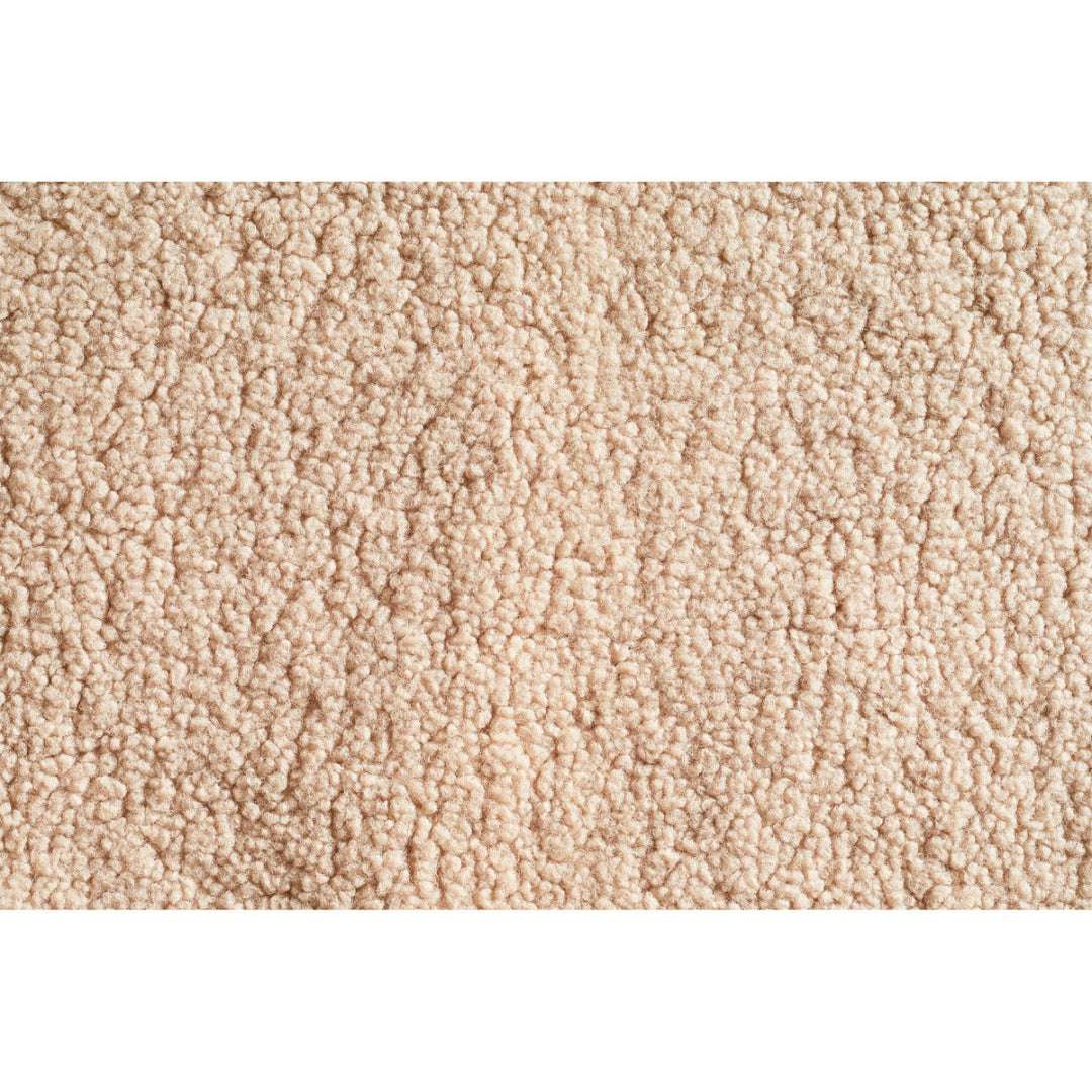 Crèmekleurig hondenbed TEDDY van LABONI in zachte bouclé stof