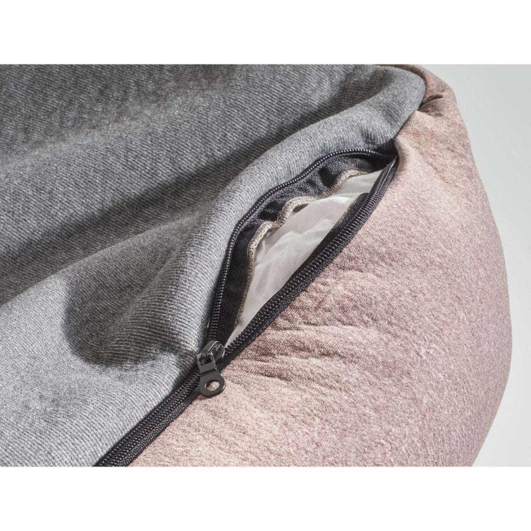 LABONI CLASSIC BUFFALO hondenbed in taupe vintage look – knuffelzacht, duurzaam en orthopedisch