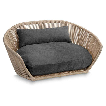 LABONI VOGUE TUDOR design hondenbed in beige of grijs – luxe, handgemaakt en ergonomisch