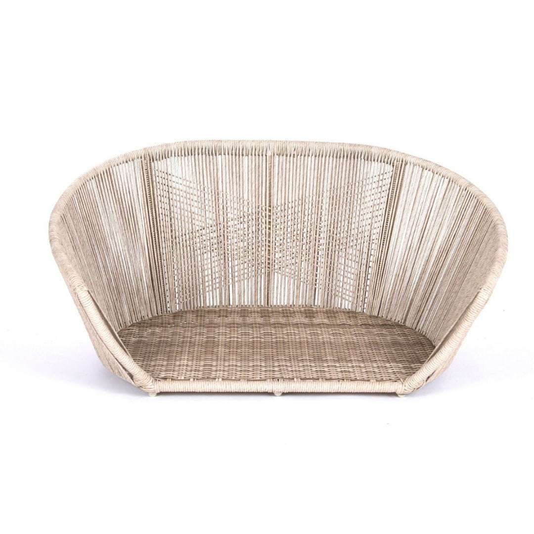 LABONI VOGUE TUDOR design hondenbed in beige of grijs – luxe, handgemaakt en ergonomisch