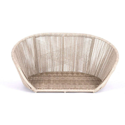 LABONI VOGUE TUDOR design hondenbed in beige of grijs – luxe, handgemaakt en ergonomisch