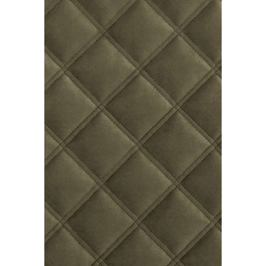 Olivkleurig hondenbed OXFORD van LABONI, dubbelzijdig met zachte piping