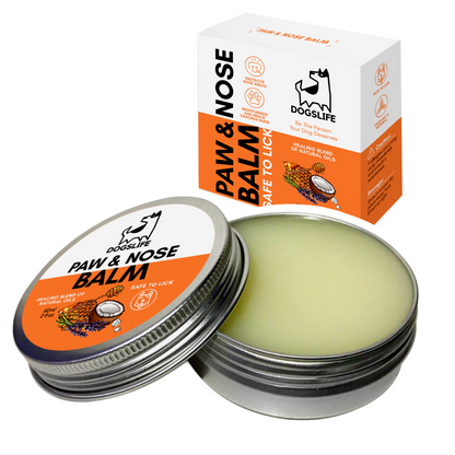 OurDogsLife paw & nose balm voor verzorging van hondenpoten en neus verpakking