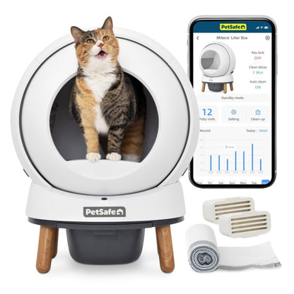 PetSafe ScoopFree SmartSpin™ slimme kattenbak met app en automatische reiniging