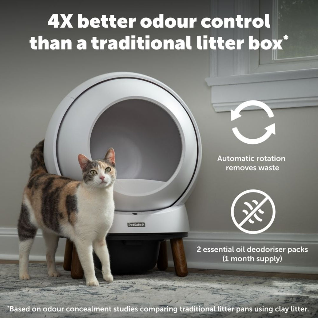 PetSafe ScoopFree SmartSpin™ slimme kattenbak met app en automatische reiniging
