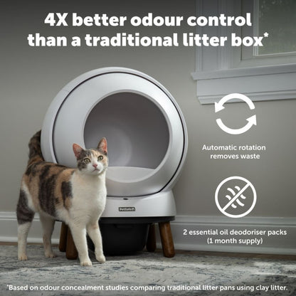 PetSafe ScoopFree SmartSpin™ slimme kattenbak met app en automatische reiniging