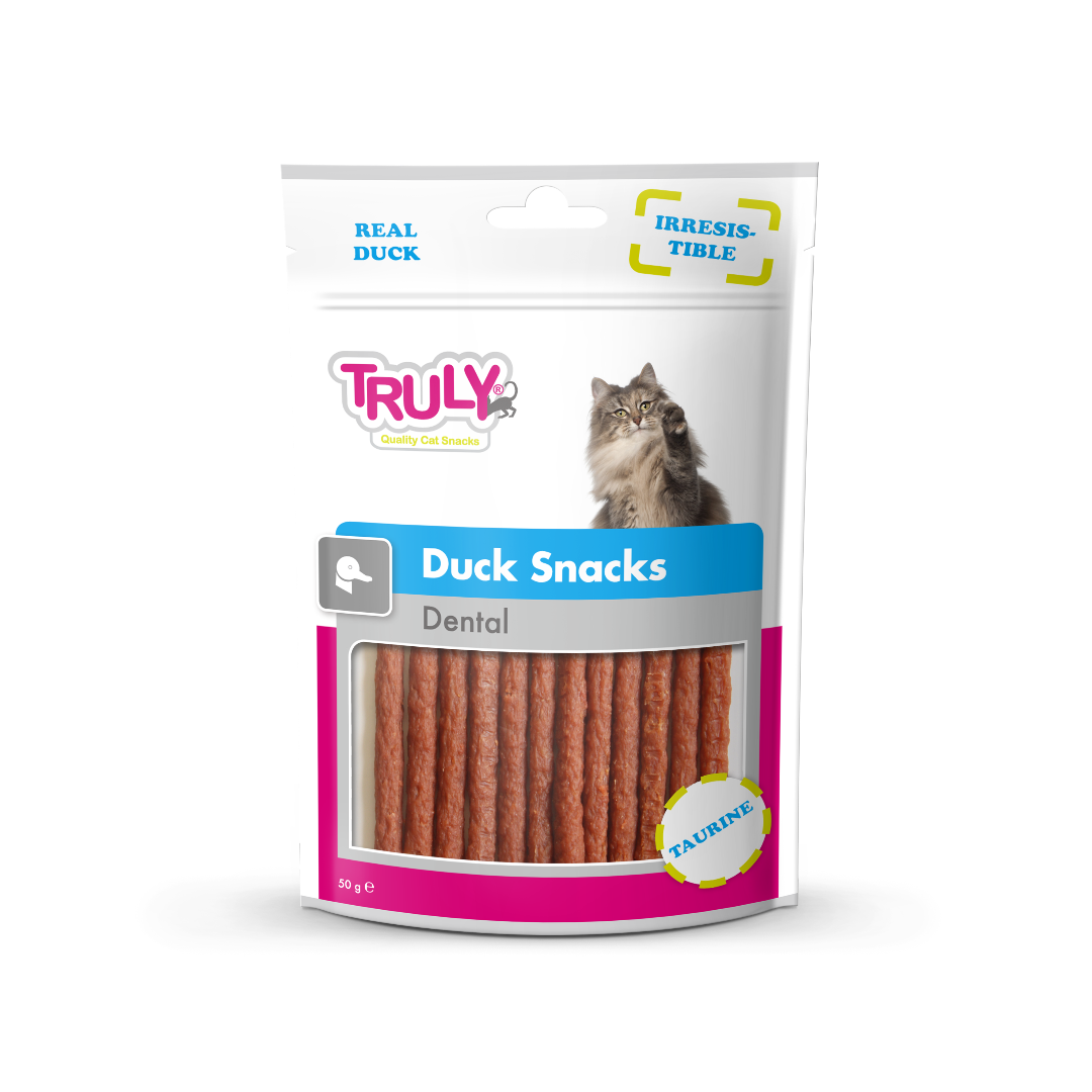 truly-duck-taurine-verpakking;truly-duck-taurine-sticks;truly-duck-taurine-kat-eet
